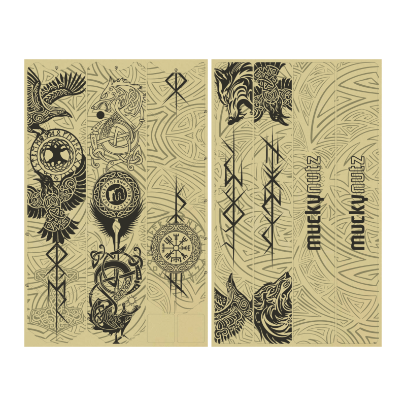 Full Frame Skinz, Viking - (Black / Matt) Full Frame Skinz, Viking - (Black / Matt)